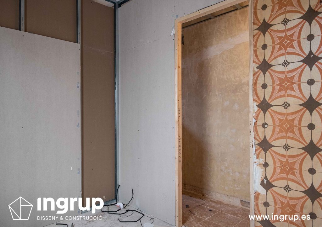 0010 reforma integral vivienda ingrup estudi diseno construccion granollers barcelona obra reforma nueva distribución en pladur