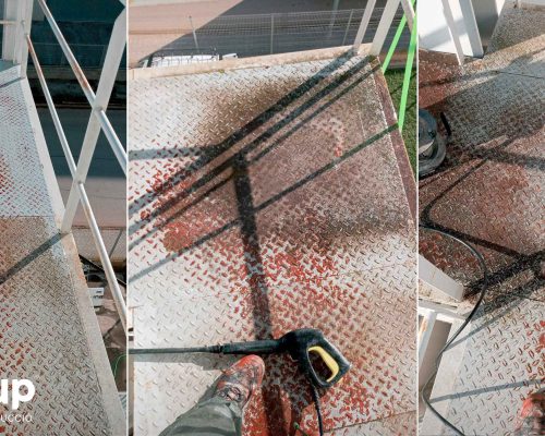 01 kh7 mantenimiento empresas retail ingrup estudi granollers estado deteriorado escalera emergencias