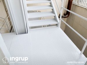 02 despues estado escalera mantenimiento empresas retail ingrup estudio granollers