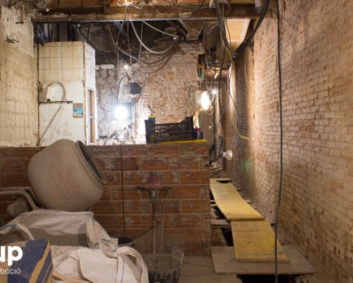 02 la magrana restaurant obra reforma construccion ingrup estudi demolicion barra antigua