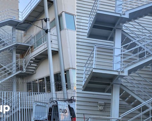 03 kh7 mantenimiento empresas retail ingrup estudi granollers operarios trabajando lijando pintura