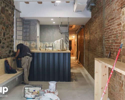 04 la magrana restaurant obra reforma construccion ingrup estudi acabados barra nueva