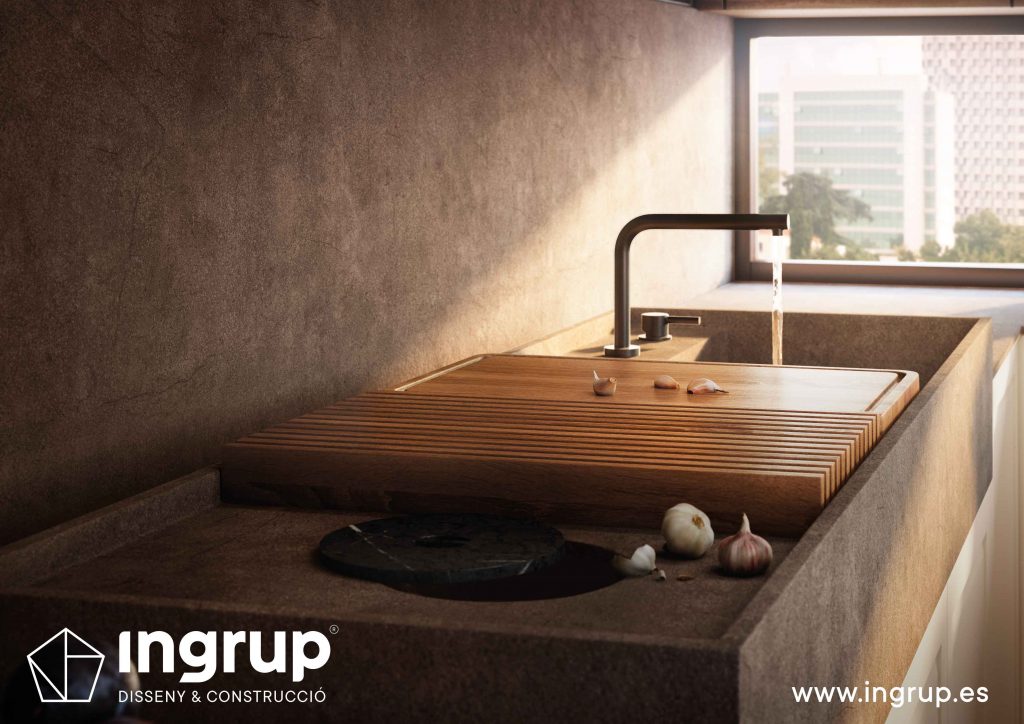 diseno-detalle-grifo-pica-cocinas-a-medida-rekker-partner-showroom-exposicion-ingrup-estudio-construccion-retail-granollers-barcelona-materiales-alta-calidad