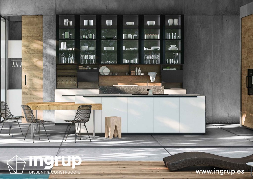 07 diseno cocinas a medida rekker partner showroom exposicion ingrup estudio construccion retail granollers barcelona materiales alta calidad
