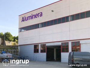 10 despues rotulacion aluminera ingrup estudi granollers