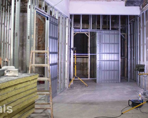 Reforma de bar en Granollers. Zona de Pladur