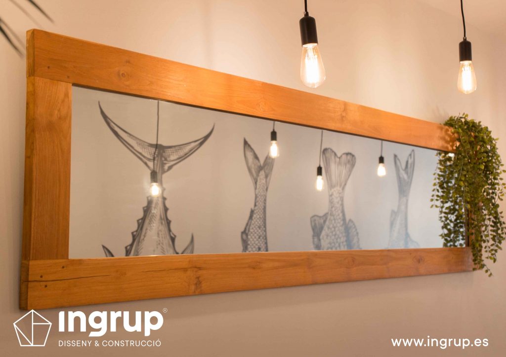 012 detalle espejo fabricacion decoracion iluminacion interiorismo ingrup estudi diseno construccion granollers barcelona