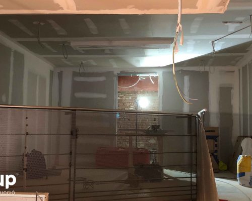 06 instalacion pladur integral trasdosados tabiques techo continuo reforma integral local comercial vermuteca interiorismo 3d ingrup estudi diseno construccion retail granollers barcelona