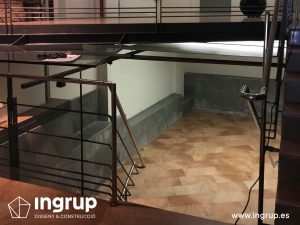 07 antes planta inferior vermuteca reforma integral local comercial vermuteca interiorismo 3d ingrup estudi diseno construccion retail granollers barcelona