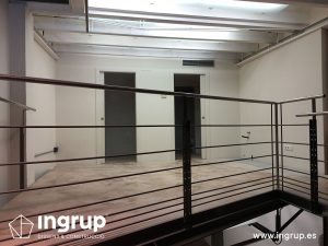 11 antes piso superior reforma integral local comercial vermuteca interiorismo 3d ingrup estudi diseno construccion retail granollers barcelona