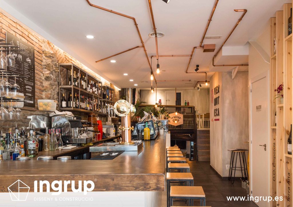 12 zona barra co iluminacion dedicada decoracion ingrup estudio diseno construccion retail granollers barcelona