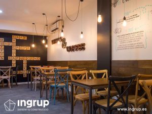 16 nuevo comedor reforma interiorismo iluminacion mobiliario fabricacion ingrup estudi diseno construccion retail granollers barcelona