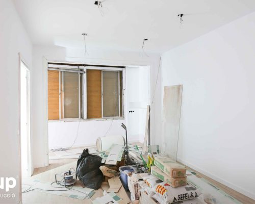 07 comedor pintura integral proceso obra reforma integral piso barcelona interiorismo ingrup estudio diseno construccion retail granollers barcelona