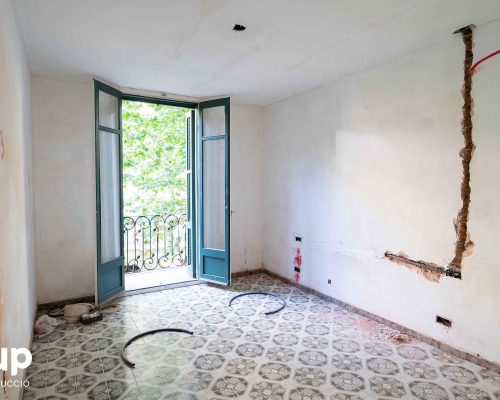 12 habitacion instalacion electrica regata proceso obra reforma integral piso barcelona interiorismo ingrup estudio diseno construccion retail granollers barcelona