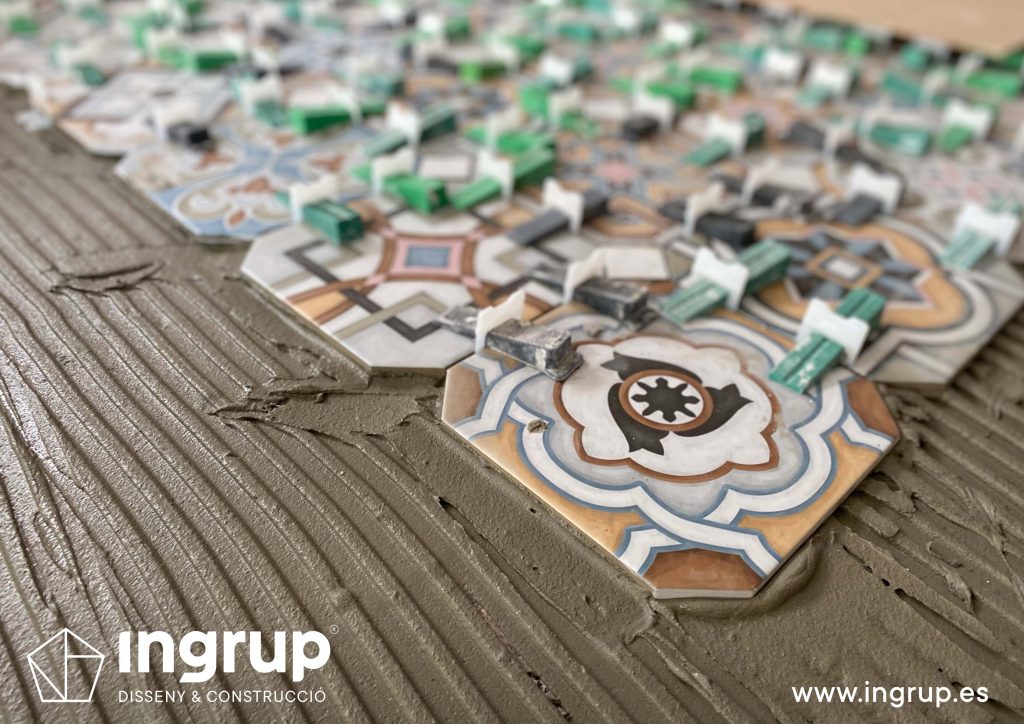 colocación de pavimento cocina en ingrup cocinas obras y reformas 10